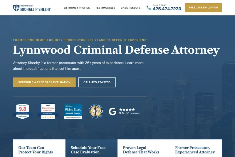 Law Office of Michael P. Sheehy website