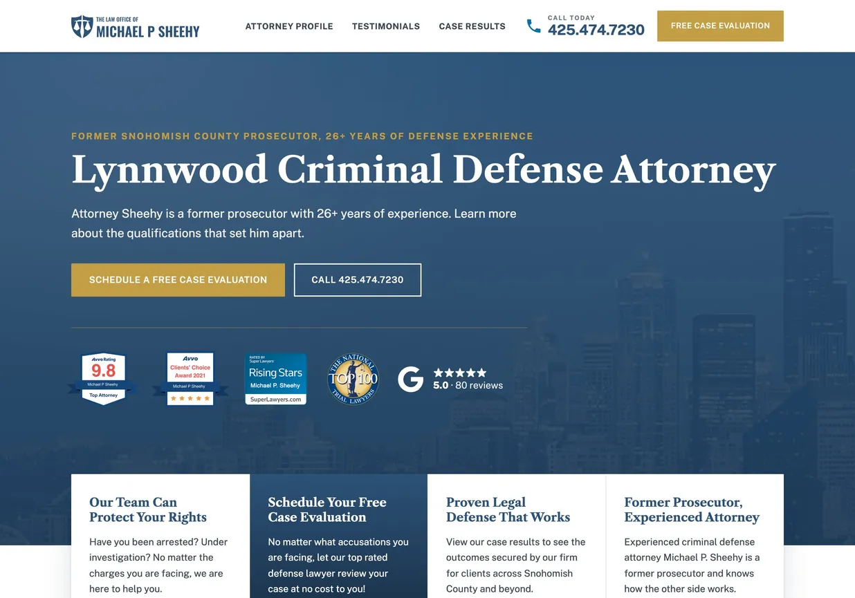 Law Office of Michael P. Sheehy website