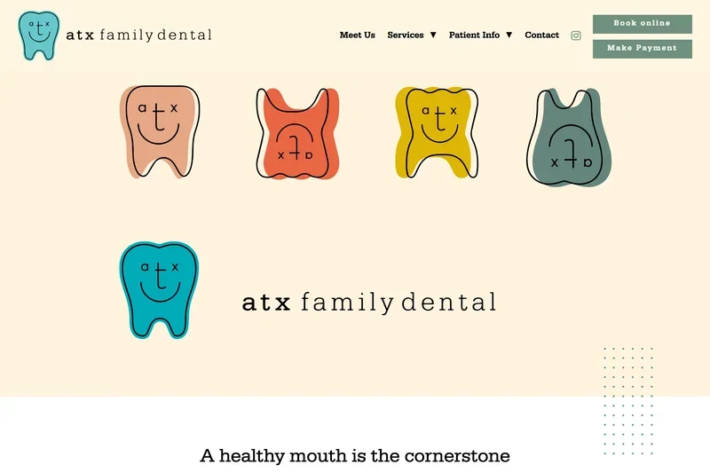 ATX Family Dental website