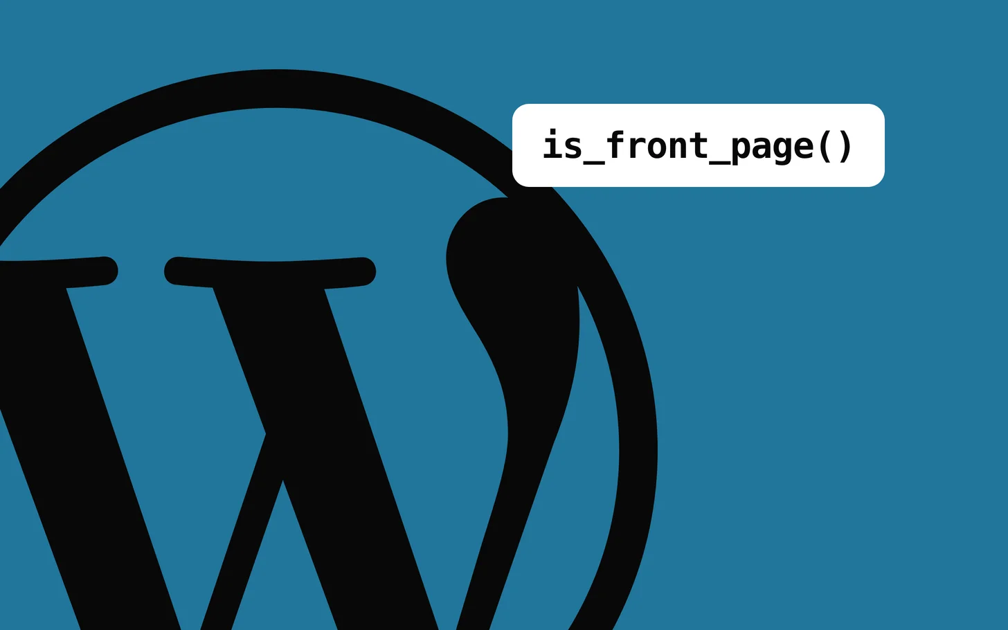 How to Code a WordPress Footer Link to Show for Homepage Only