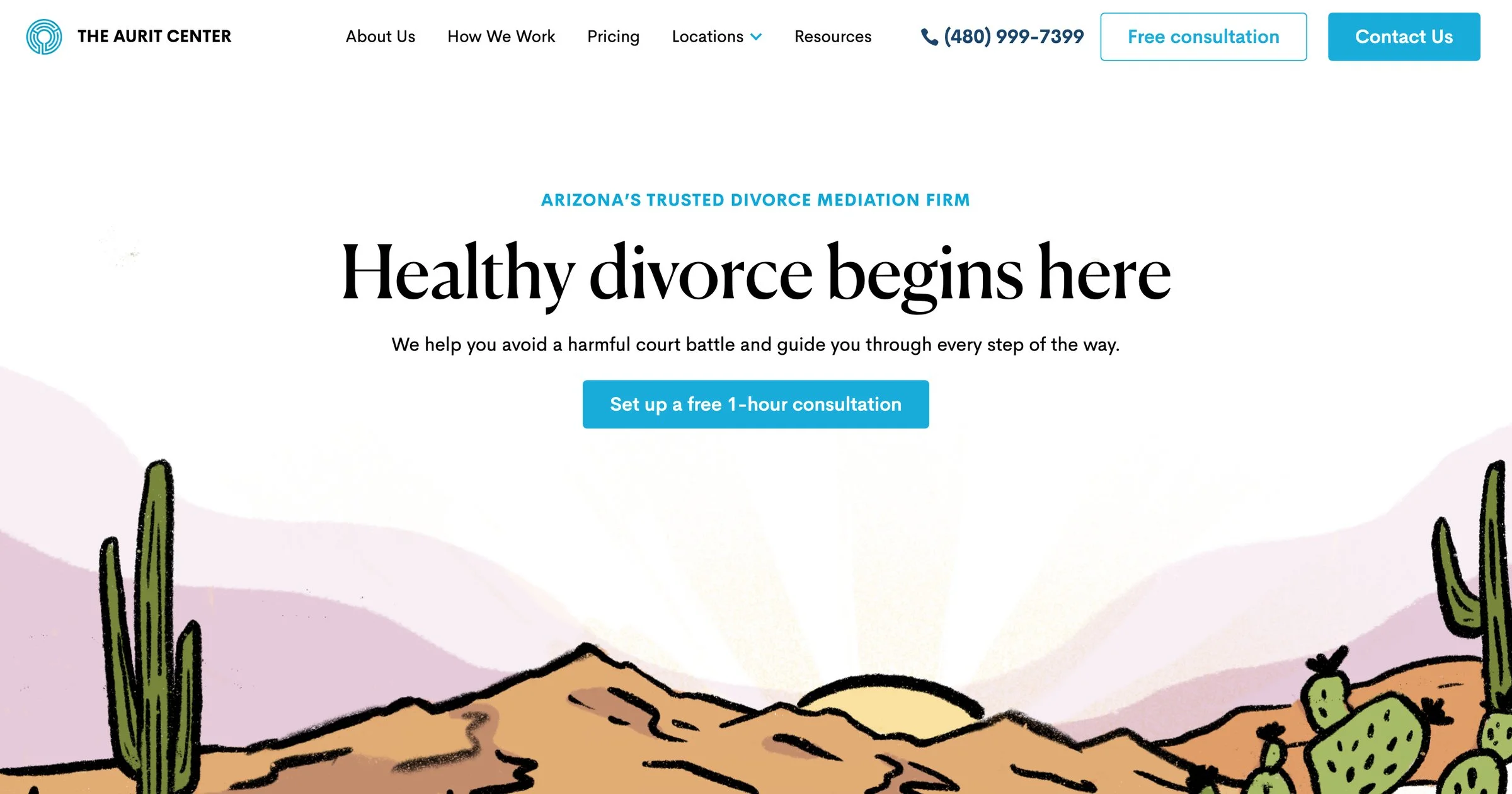 The Aurit Center website
