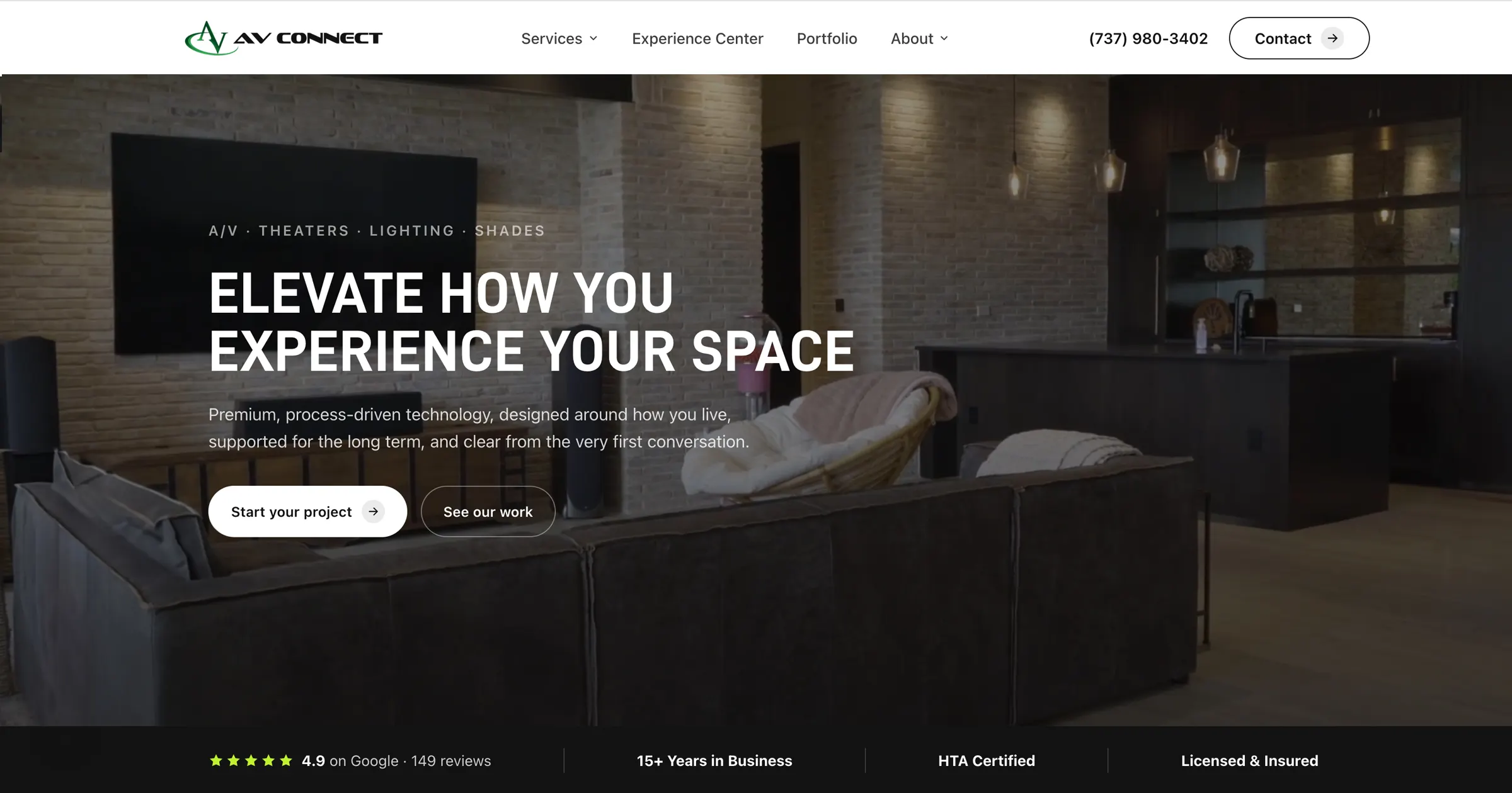 AV Connect website