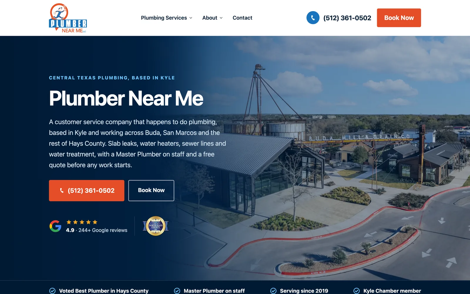 Plumber Near Me homepage