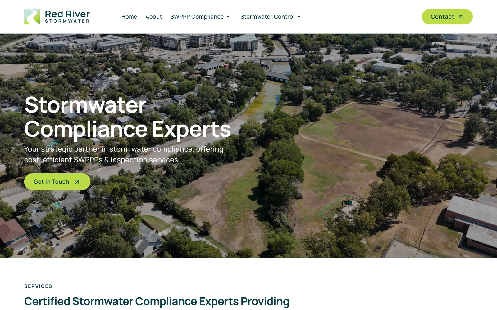 Red River Stormwater homepage