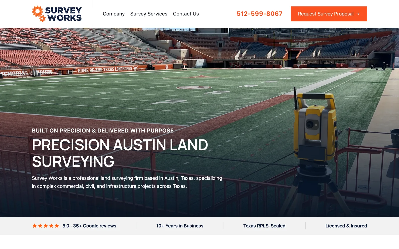 Survey Works homepage