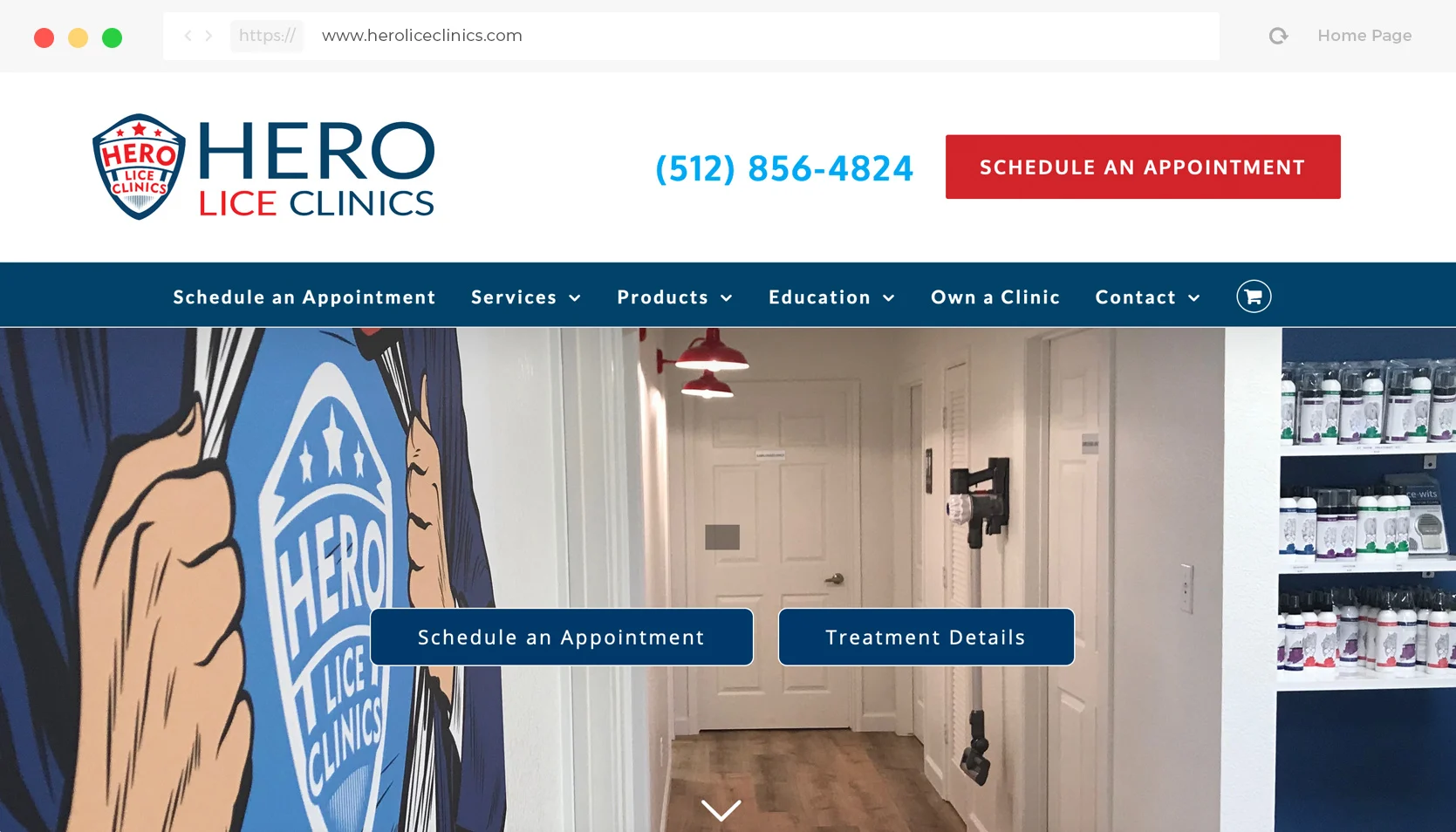 seo case study lice clinic