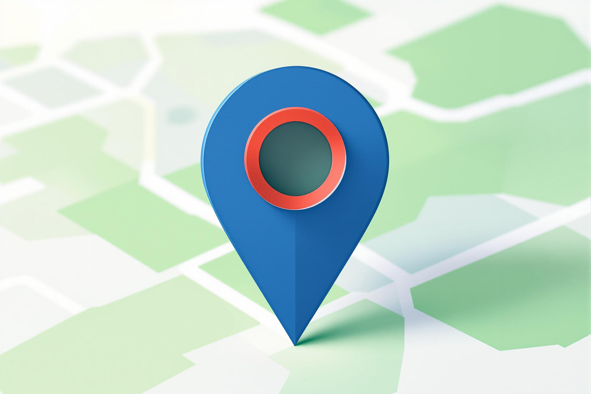 google pin local business map
