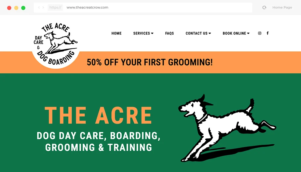 seo case study dog boarding
